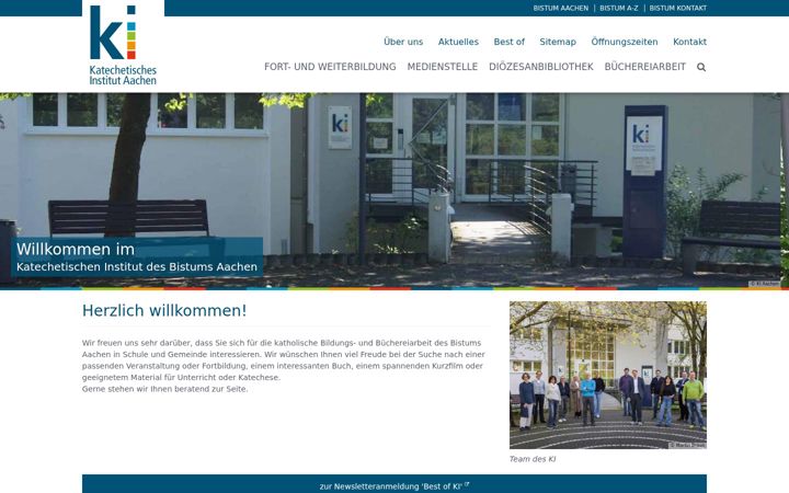 Screenshot of ki-aachen.de