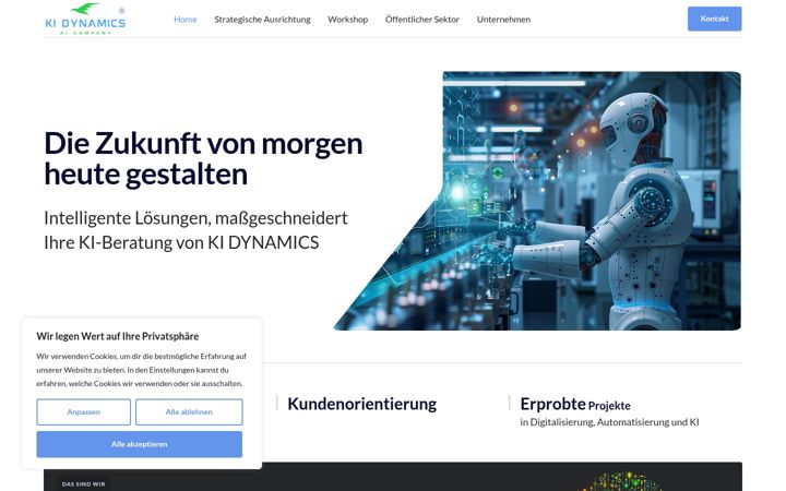 Screenshot of ki-dynamics.com