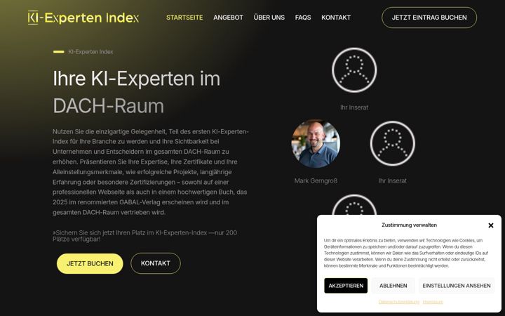 Screenshot of ki-experten-index.de