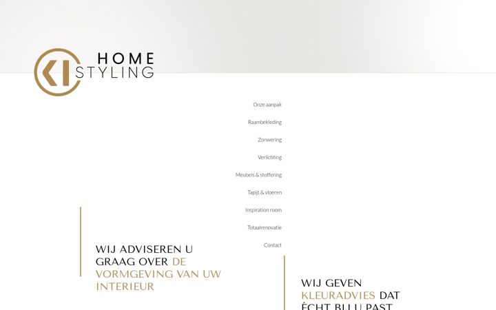 Screenshot of ki-homestyling.be