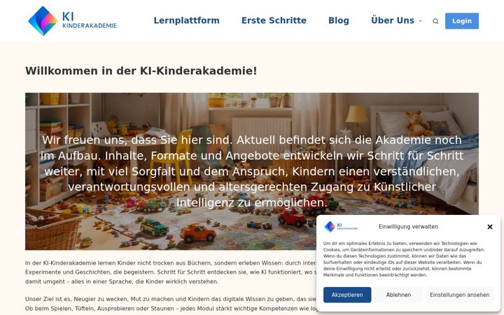 Screenshot of ki-kinderakademie.de