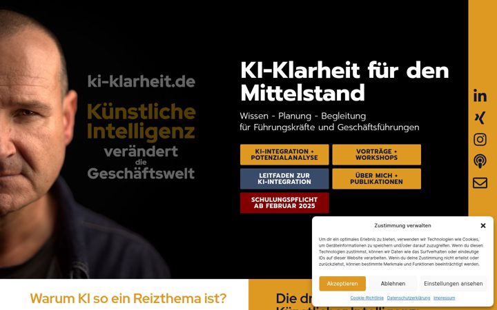 Screenshot of ki-klarheit.de