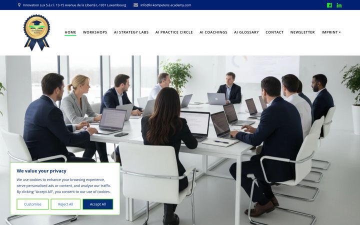 Screenshot of ki-kompetenz-academy.com