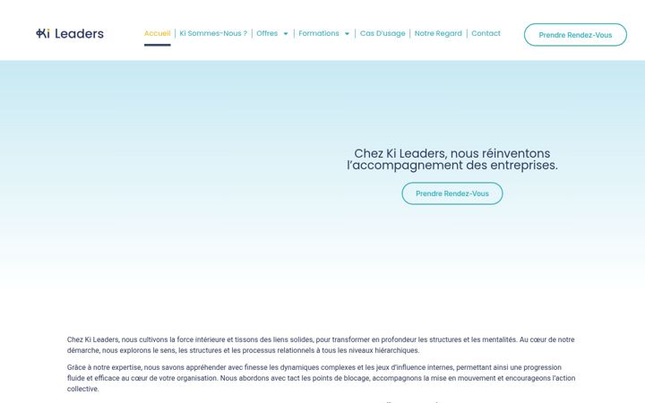 Screenshot of ki-leaders.com