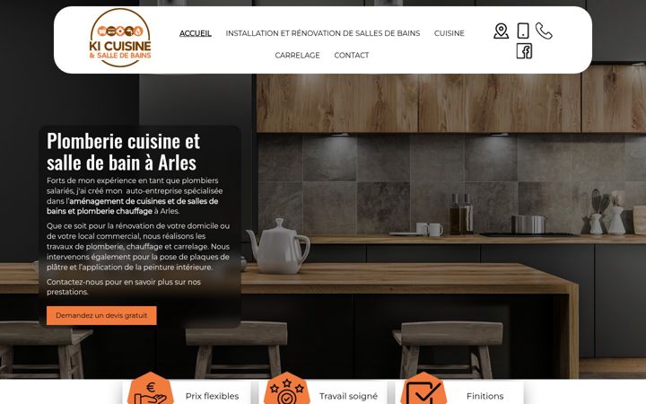 Screenshot of ki-plomberie-chauffage.fr