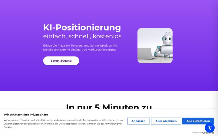 Screenshot of ki-positionierung.de