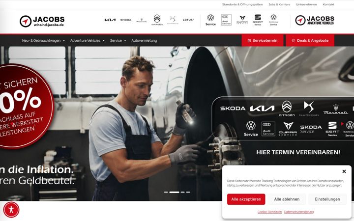 Screenshot of kia-jacobs.de