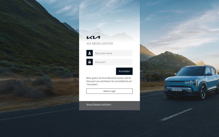 Screenshot of kia-mediacenter.com