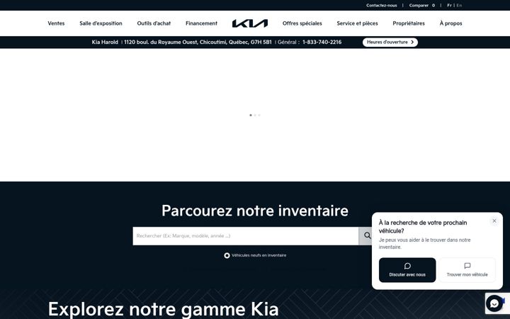 Screenshot of kiaharold.ca
