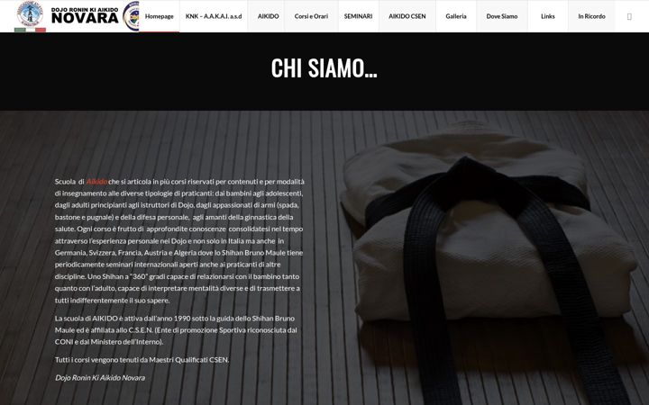 Screenshot of kiaikidoitalia.org