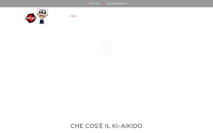 Screenshot of kiaikidomogliano.it