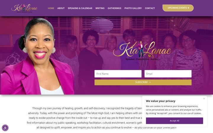 Screenshot of kialanae.com