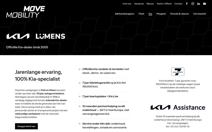 Screenshot of kialumens.be