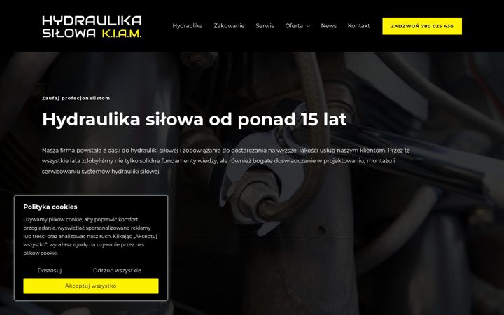 Screenshot of kiam.pl