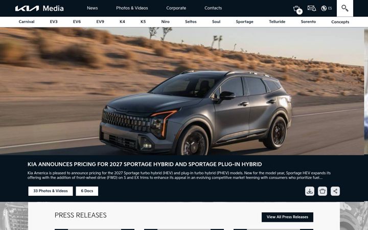 Screenshot of kiamedia.com