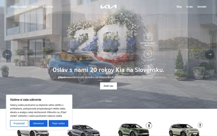 Screenshot of kiapresov.sk