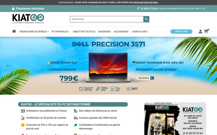 Screenshot of kiatoo.com