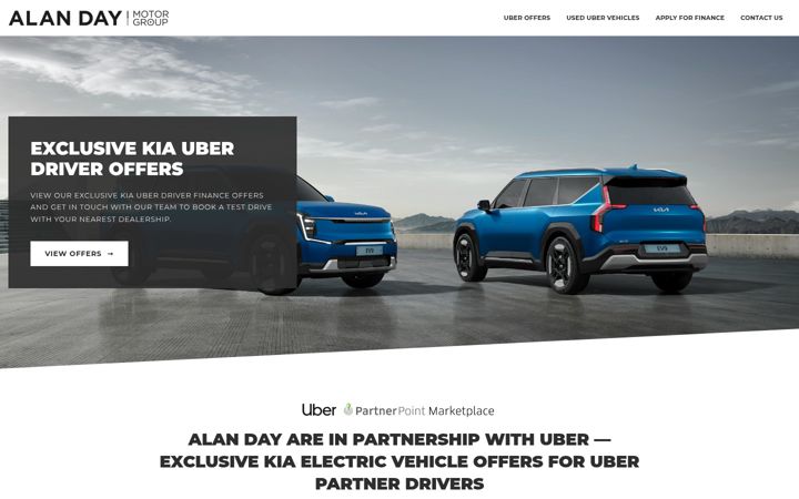 Screenshot of kiauber.co.uk