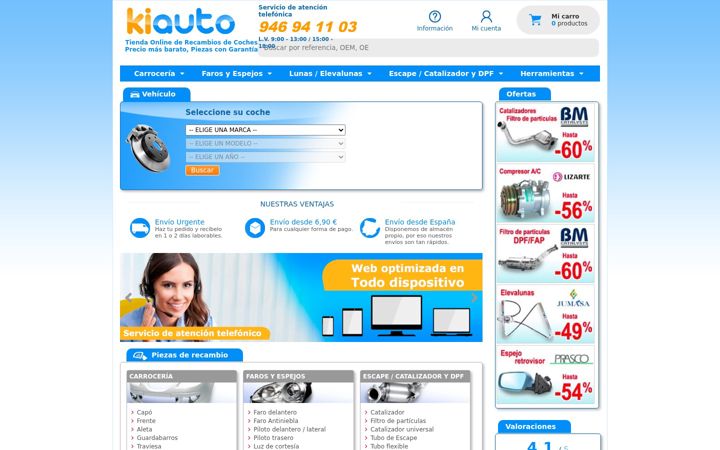 Screenshot of kiauto.es