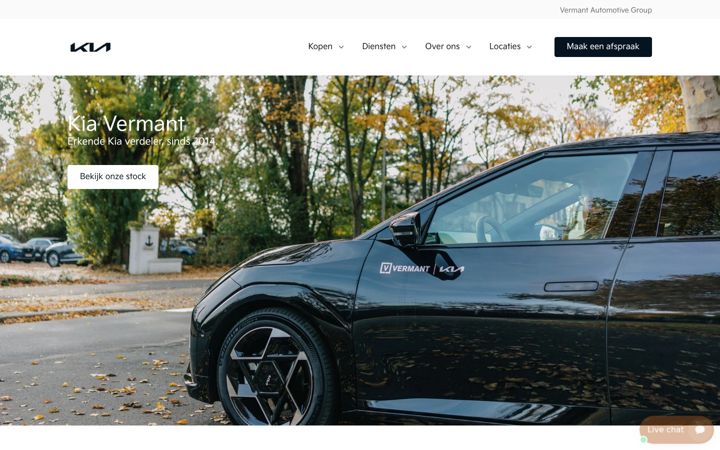 Screenshot of kiavermant.be