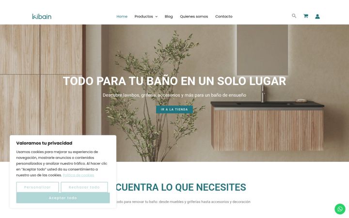 Screenshot of kibain.es