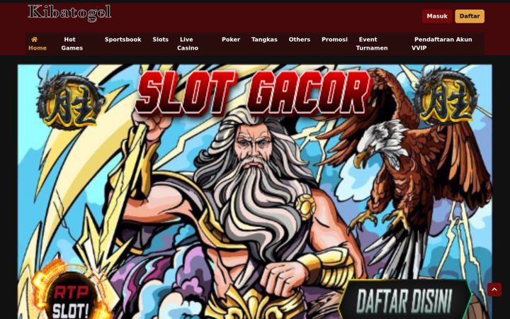 Screenshot of kibatogel.com