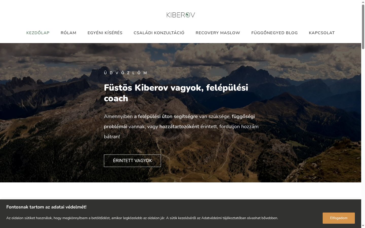 Screenshot tal-banner tal-kunsens muri qabel kwalunkwe interazzjoni