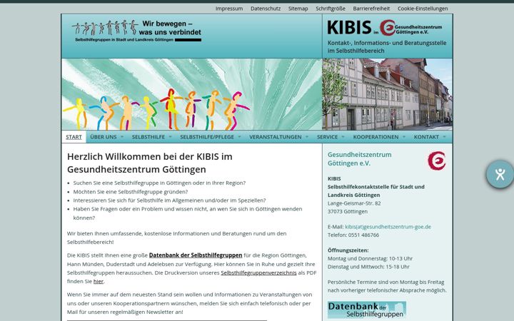 Screenshot of kibis-goettingen.de