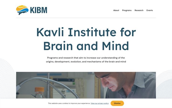 Screenshot of kibm.ucsd.edu
