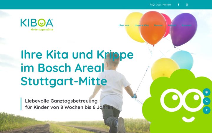 Screenshot of kiboa.de