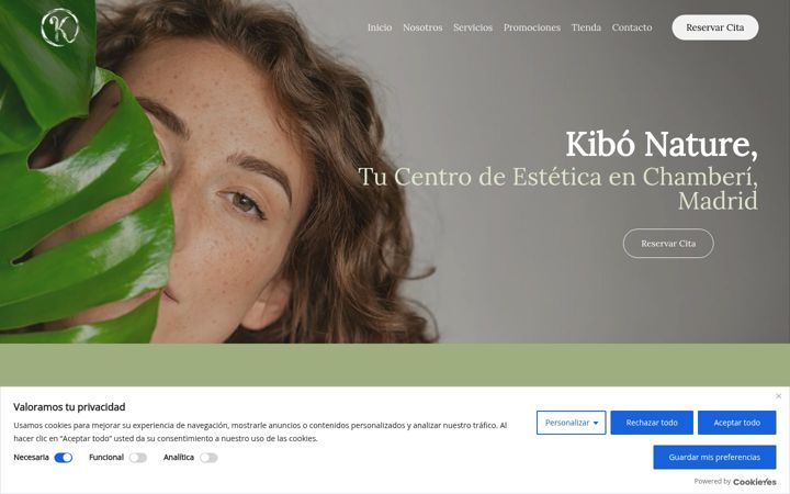 Screenshot of kibonature.es