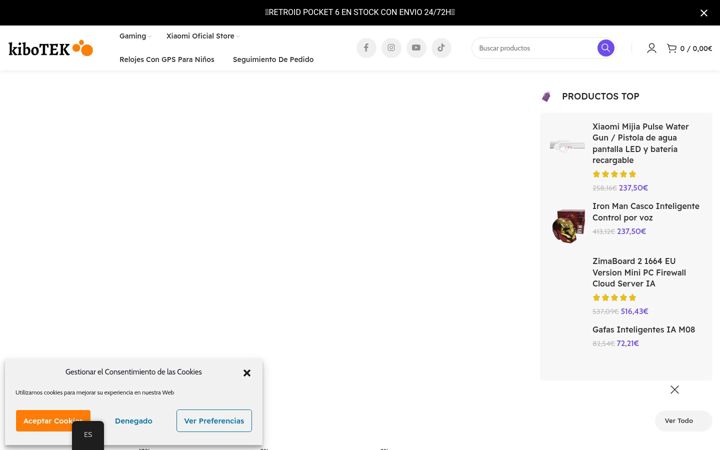 Screenshot of kibotek.com