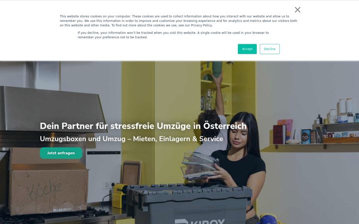 Screenshot of kibox.at