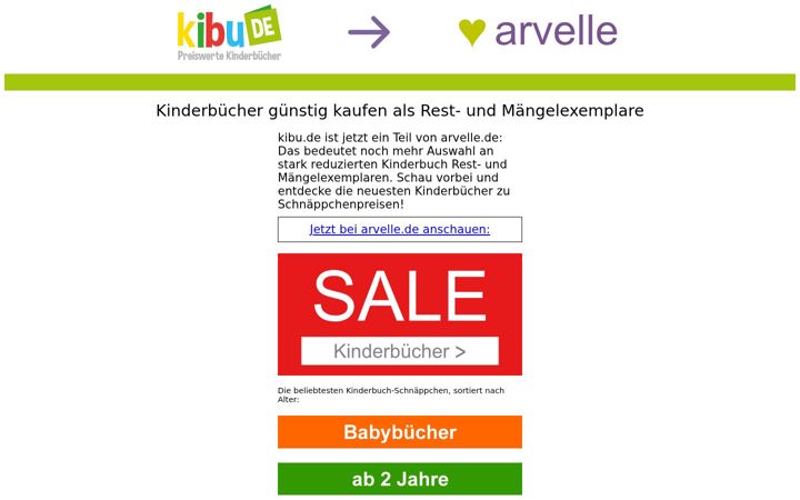 Screenshot of kibu.de