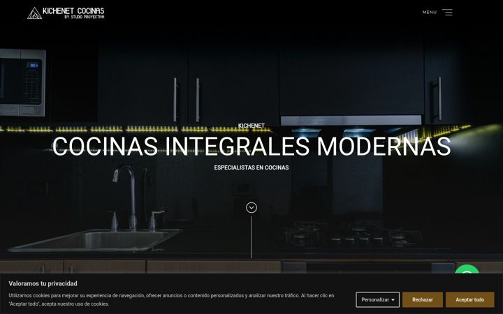 Screenshot of kichenetcocinas.com