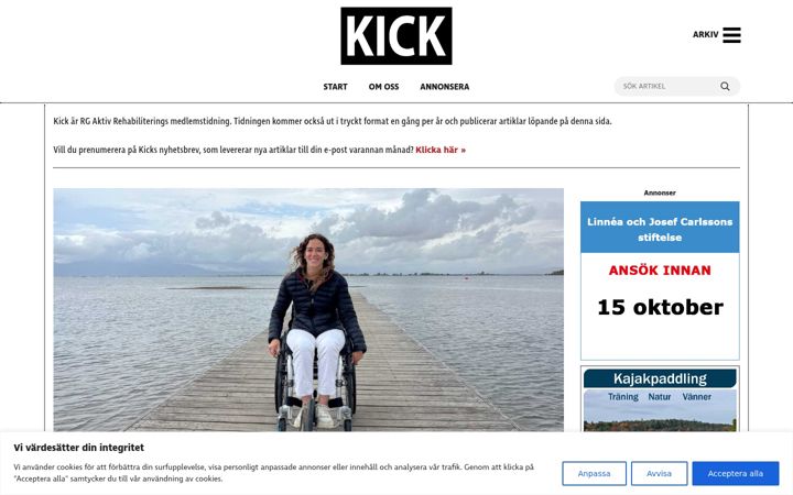 Screenshot of kick.se