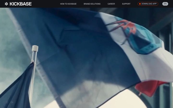 Screenshot of kickbase.com