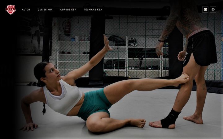 Screenshot of kickboxingautoproteccion.com