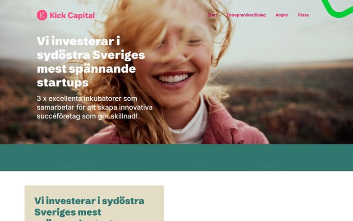 Screenshot of kickcapital.se