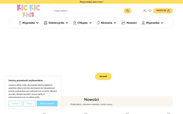 Screenshot of kickickids.pl