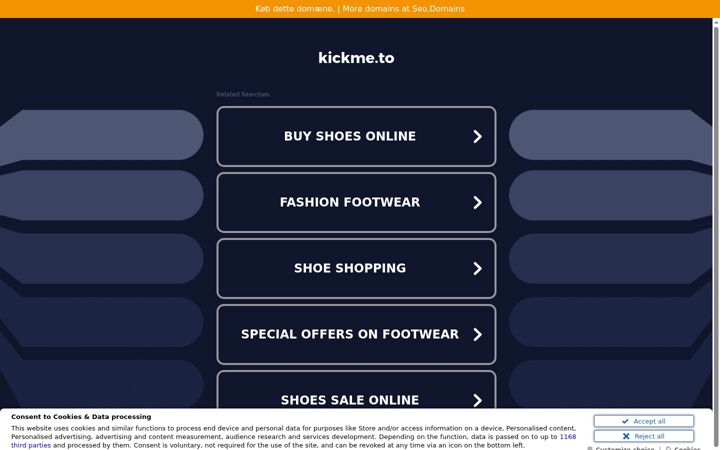 Screenshot of kickme.to