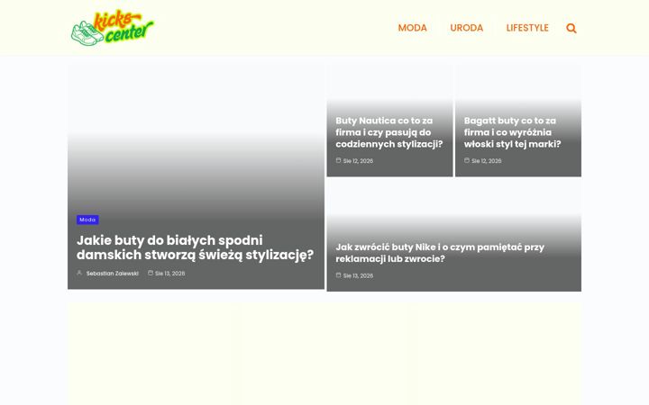 Screenshot of kicks-center.pl