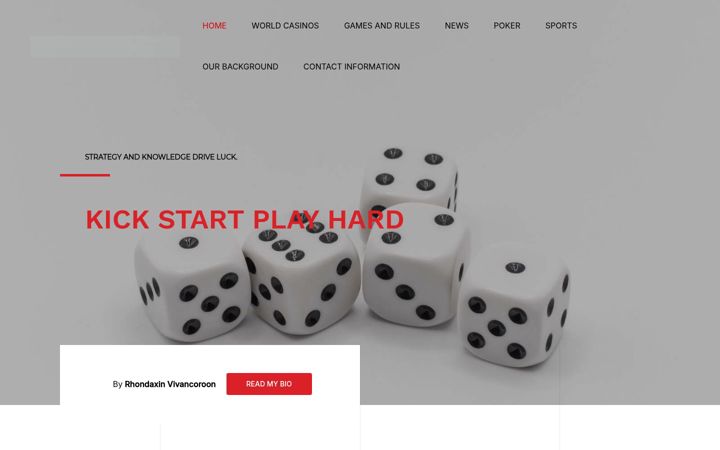 Screenshot of kickstartplayhard.com
