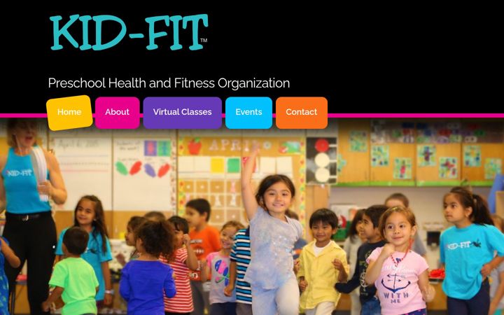 Screenshot of kid-fit.org