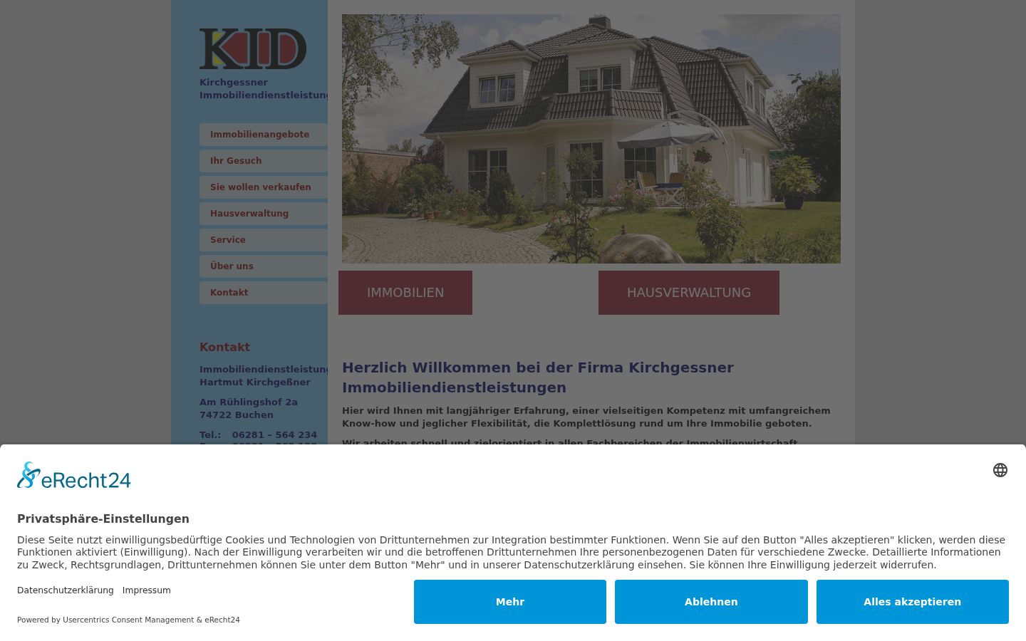 Snímek obrazovky baneru souhlasu zobrazeného před jakoukoli interakcí
