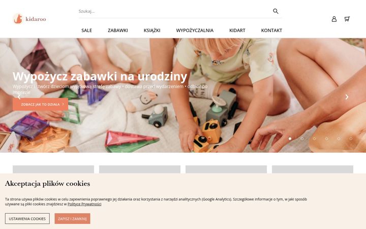 Screenshot of kidaroo.pl