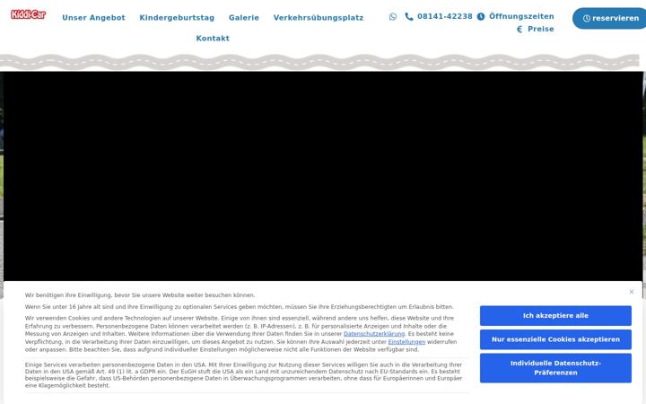 Screenshot of kiddicar.de