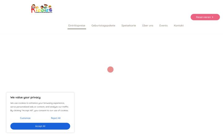 Screenshot of kiddies-kindercafe.de