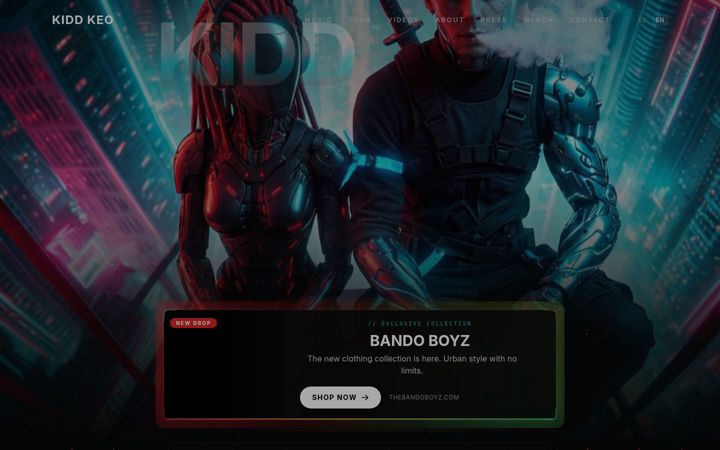 Screenshot of kiddkeo.com