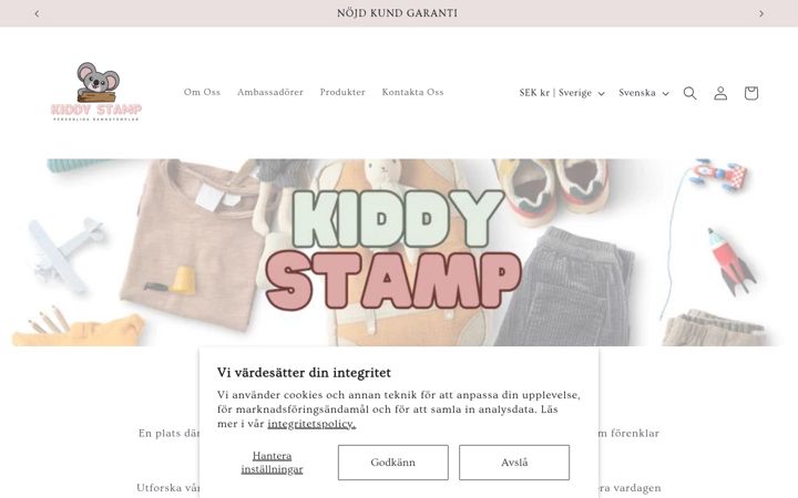 Ekrānuzņēmums no kiddystamp.se